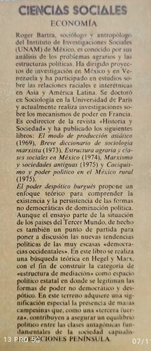 El Poder Despótico Burgués - Roger Bartra (Usado)