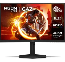 Monitor Gamer Curvo AOC AGON G4Z 27" 300Hz Preto - Foto oficial e menor preço