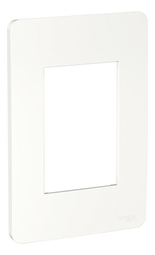 Placa modular Orion Schneider 4 X 2 -3 blanca, color blanco