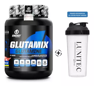 Glutamina Energy Nutrition Glutamix 500g Fruit Punch +shaker