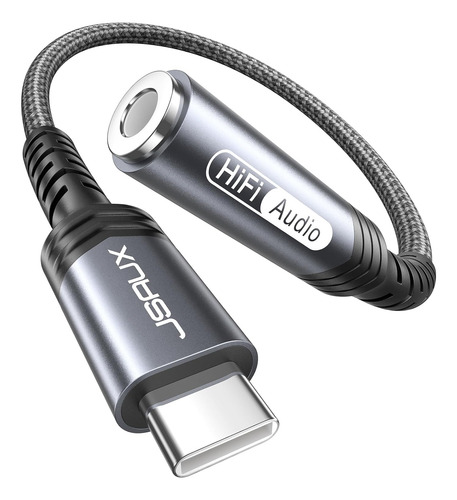 Adaptador Trrs 3.5 Mm A Usb-c, Maux, Plateado