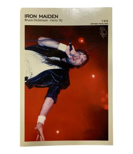 Foto Para Coleccionistas Iron Maiden Ferro 1992