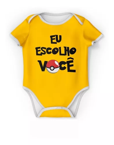 Fantasia Pikachu Pokémon Mesversário Bebê