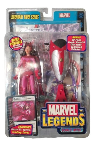 Bruja Escarlata Marvel Legends Toy Biz