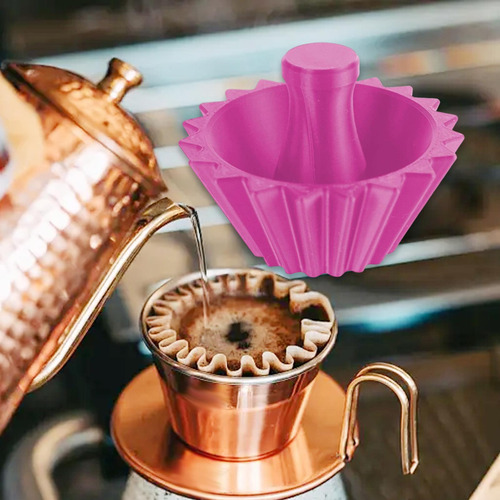 Retenedor De Forma De Filtro De Café Copa De Filtro Rosa