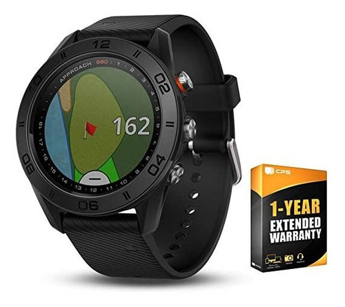 Garmin Approach Golf S60 Reloj Negro Con Negro Band (010-017