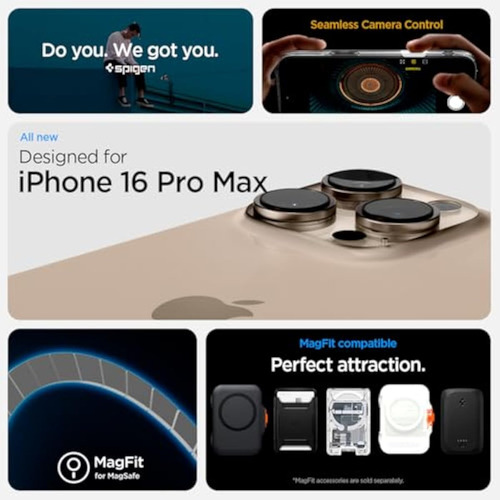 Capa Spigen Para iPhone 16 Pro Max, Ultra Hybrid T
