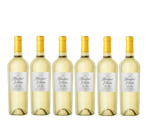 Imagen 1 de 3 de Caja X 6 Blanchard Lurton Les Fous Sauvignon Blanc Semillón