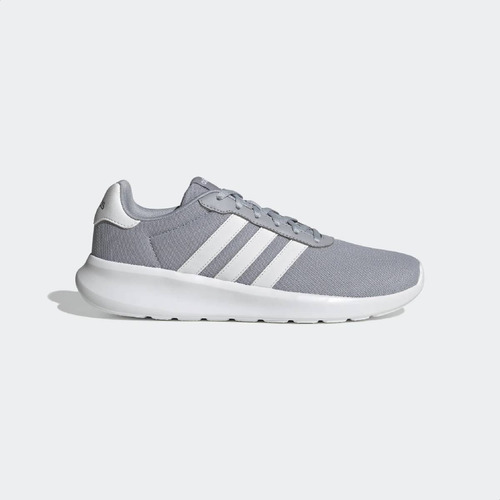 Tenis adidas Lite Racer 3.0 color halo silver/cloud white/grey two - adulto 6.5 MX