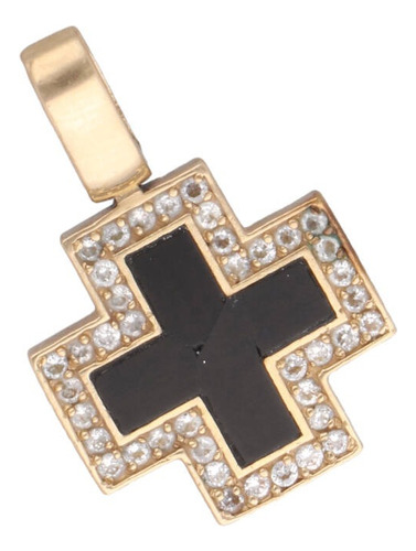 Dije Cruz De 14k  Oro Amarillo, Motivo Dije Cruz 2.3 Gramos