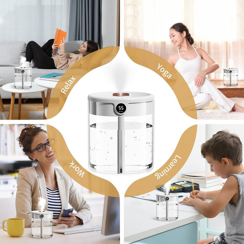 Humidificador De Aire Portátil, Humidificador Dormitorio 2 L