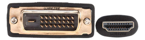 Cable De Video Dvi-d A Hdmi De 24+1 Pin De Doble Enlace M/m