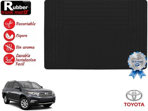 Tapete Cajuela Universal Ligero Toyota Highlander 2008-2013