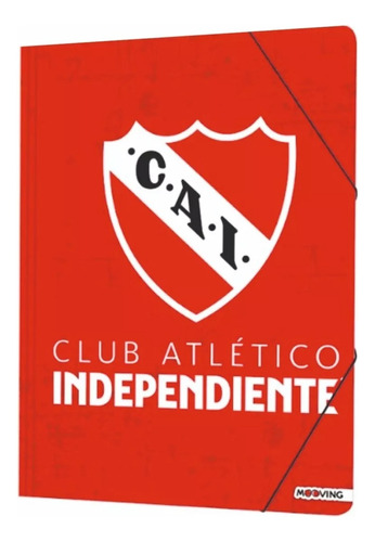 Carpeta Escolar Dibujo N° 5 Con Elastico Solapas Futbol 