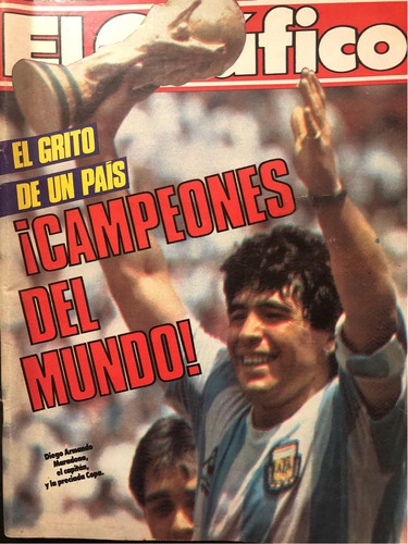 Revista El Gráfico N 3482. Argentina Campeón Del Mundo 1986.