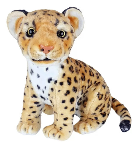 Peluche De Leopardo Con Forma De Animal Simulado A