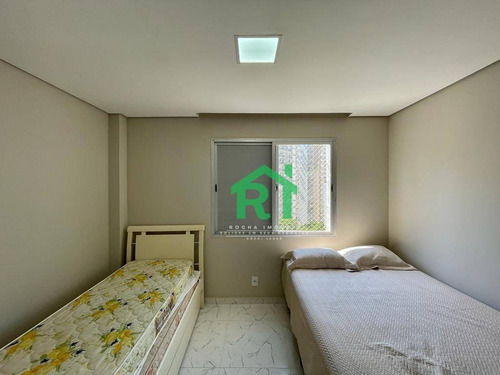 Imagem 21 de 25 de Apartamento Moderno, Beira Mar, 2 Dormitórios Sendo 1 Suíte, 1 Vaga De Garagem, Pitangueiras, Guarujá/sp - Ap5811