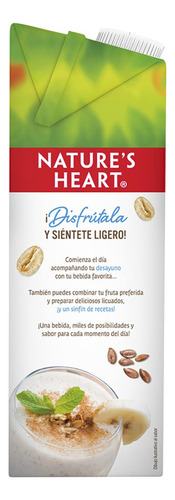 Natures Heart Bebida De Avena Y Linaza Sin AzĂșcar 1 Pack X 6
