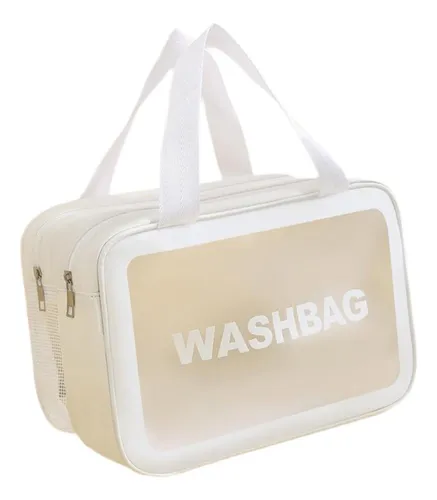Bolsa De Aseo De Viaje, Estuche Para Mujer, Bolsa Blanco L