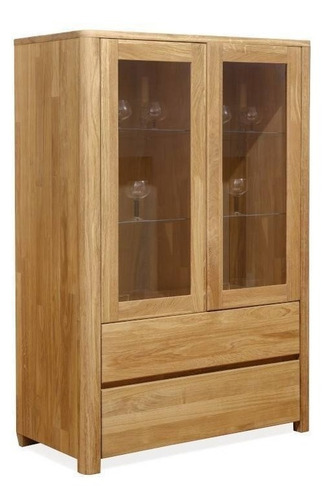 Imagen 3 de 4 de Mueble Vajillero 100% Madera Maciza Roble Ref: Maciza204