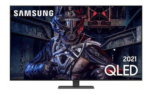 Imagem 1 de 9 de Smart Tv 4k Samsung Qled 55 Com Modo Game, Alexa - 55q80aa