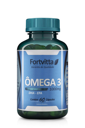 Ômega 3 60 - Cápsulas 1000mg Fortvitta 6 Embalagens