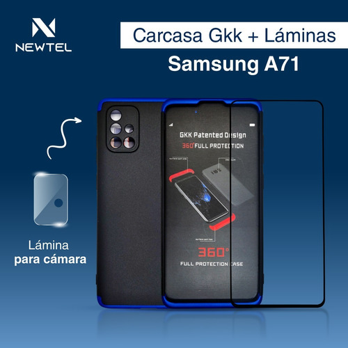 Carcasa Premium Para A71 + Lamina Frontal + Lamina Cámara