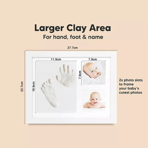 Kit De Memoria M Baby Footprint Mud Para Niños, Foto