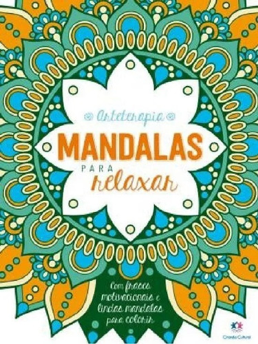 Livro Para Colorir Mandalas Para Relaxar 48 Páginas