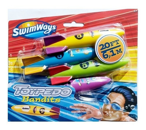 Cohete Swimways Torpedo Acuático Bandits   