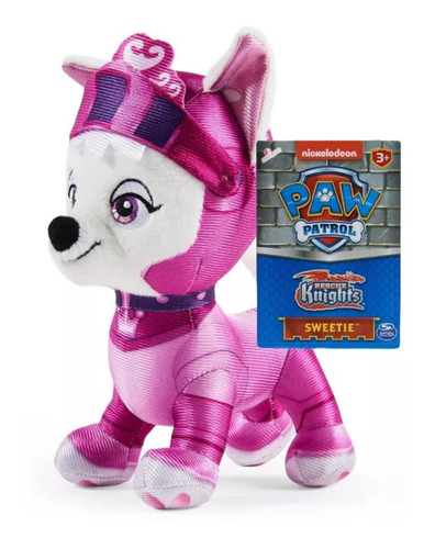 Paw Patrol Rescue Knights Peluche Sweetie De 20 Cm