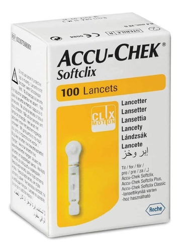 Lancetas Accu Chek Softclix X 100 De Roche