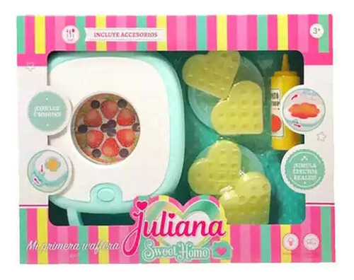 Juliana Sweet Home Mi Primera Wafflera + Acc Sharif Express