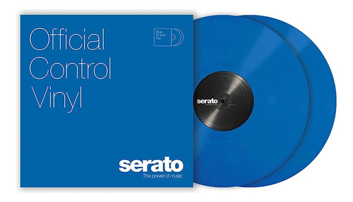 Serato Control Vinyl 12  Par Azul