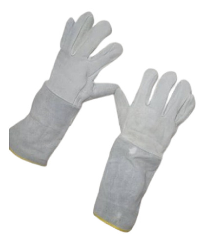 Guante De Carnaza Forrado De Soldador 16