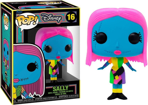 Funko Pop La Pesadilla Antes De Navidad Sally 16 Luz Negra