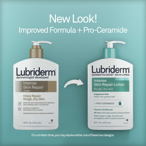 Loción Lubriderm Intense Dry Repair 480 Ml Con Vitamina E