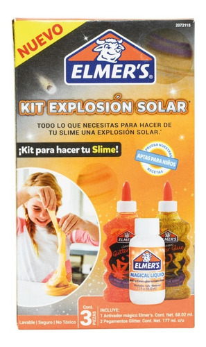 Kit De Slime Explosion Solar Elmer's 