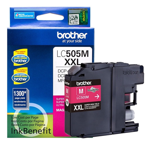 Cartucho De Tinta Brother Lc-505m Xxl Magenta