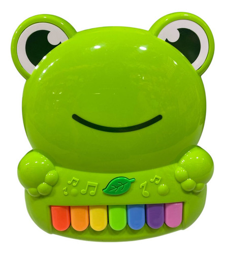 Juguete Musical Infantil con Forma de Rana Verde Ditoys 2878