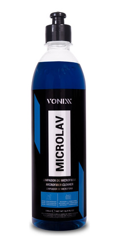 Limpador De Microfibra Microlav 500ml Vonixx