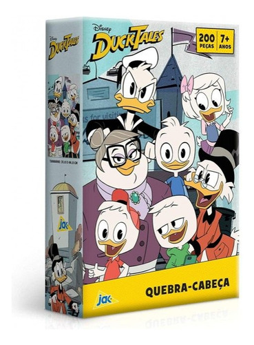 Quebra Cabeça Duck Tales 200 Pçs *