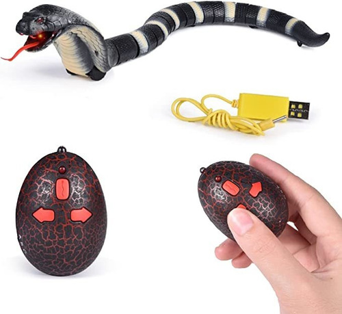 Juguete De Serpiente Eléctrico Naja Snake Toy Con Control Re