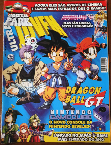 Revista Ultra Jovem 4 Com Pôster (dragon Quest Burn Up W (Usado)