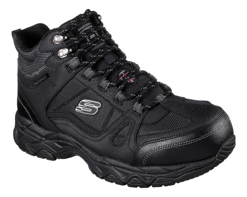 Zapato Seguridad Skechers Ledom Negro, Botin Hombre