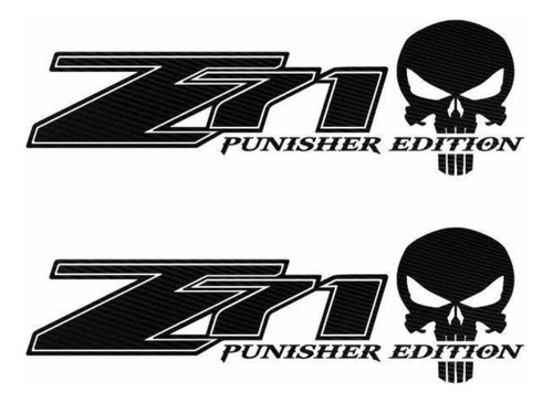 Calca, Calcomanías, Sticker Z71 Punisher Edition Reflejante!