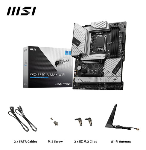 Placa Madre Msi Pro Z790-a Max Wifi Proseries Atx Ddr5