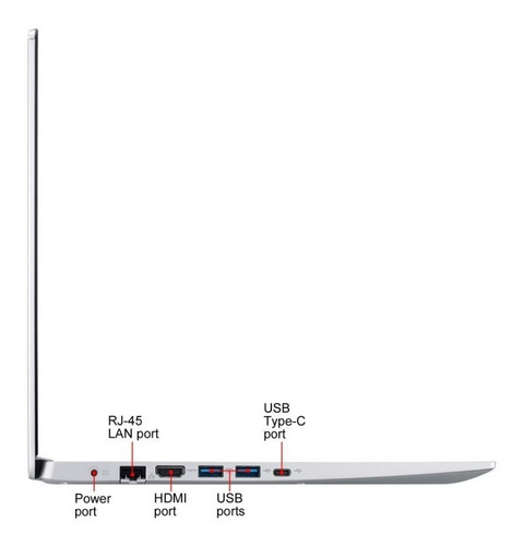 Notebook Acer I5 10ma 8gb Ssd256 15,6 Full Hd Ips Alum H/8hs