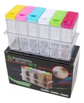 Comprar Set X 6 Recipientes Hermeticos Almacenamiento C\u002Ftapa Cocina