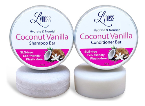 Conjunto De Shampoo E Condicionador Lyness Coconut Vanilla |